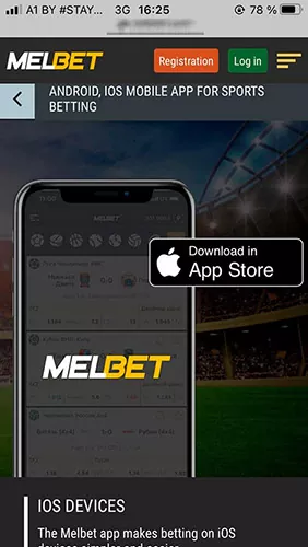 Aplicación MELBet